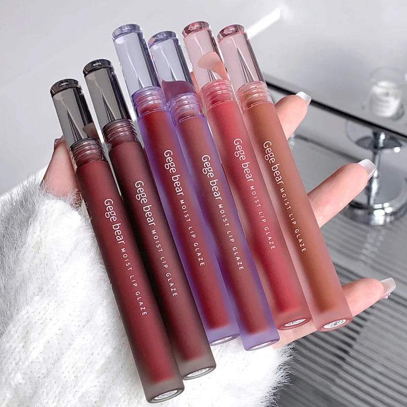 Light nude Mist Velvet Lip Glaze Makeup Affordable Student lipstick Spring Summer lip glaze 250717