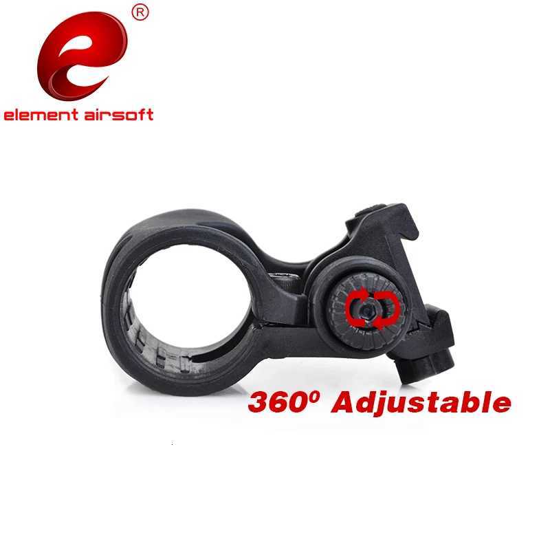 ent Airsoft Tactical Light Mount Adjustment 25.4mm Diameter 360 Holder Rif Hunting Flashlight Mount Weapon Light XJ250718