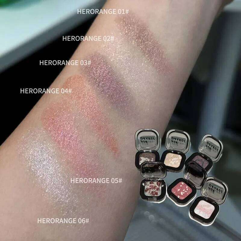 Creamy Marble Eyeshadow Palette Veety Smooth Sparkle Shimmer Monochrome Shadow Long-Lasting Silkworm Brighten Highgloss X250719