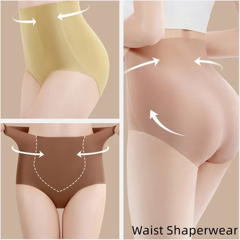 Women High Rise Body Shaper Underwear Sexy Shaperwear Briefs Female High Elasticity Panties Closing Waist Lifting Buttocks Pants 250712