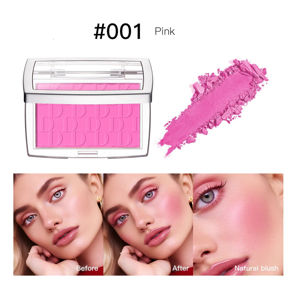 Matte Natural Cheek Tint Blush Palette Face Contouring Face Blusher Single Waterproof Matte Peach Rouge Contour Shadow Palette M 250716