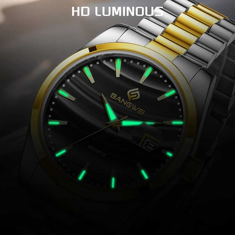 LIGE Top Brand Luxury Man Wristwatch Waterproof Luminous Date Men Watches Stainless Steel Quartz Mens Watch Male Montre Homme W250718