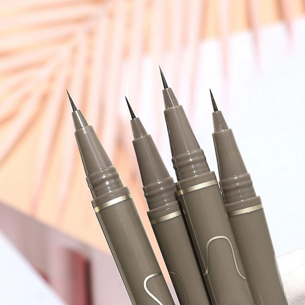 Slim eyeliner is waterproof sweat-proof long-lasting and non-smudged. bie brown eyeliner liquid pen 250717
