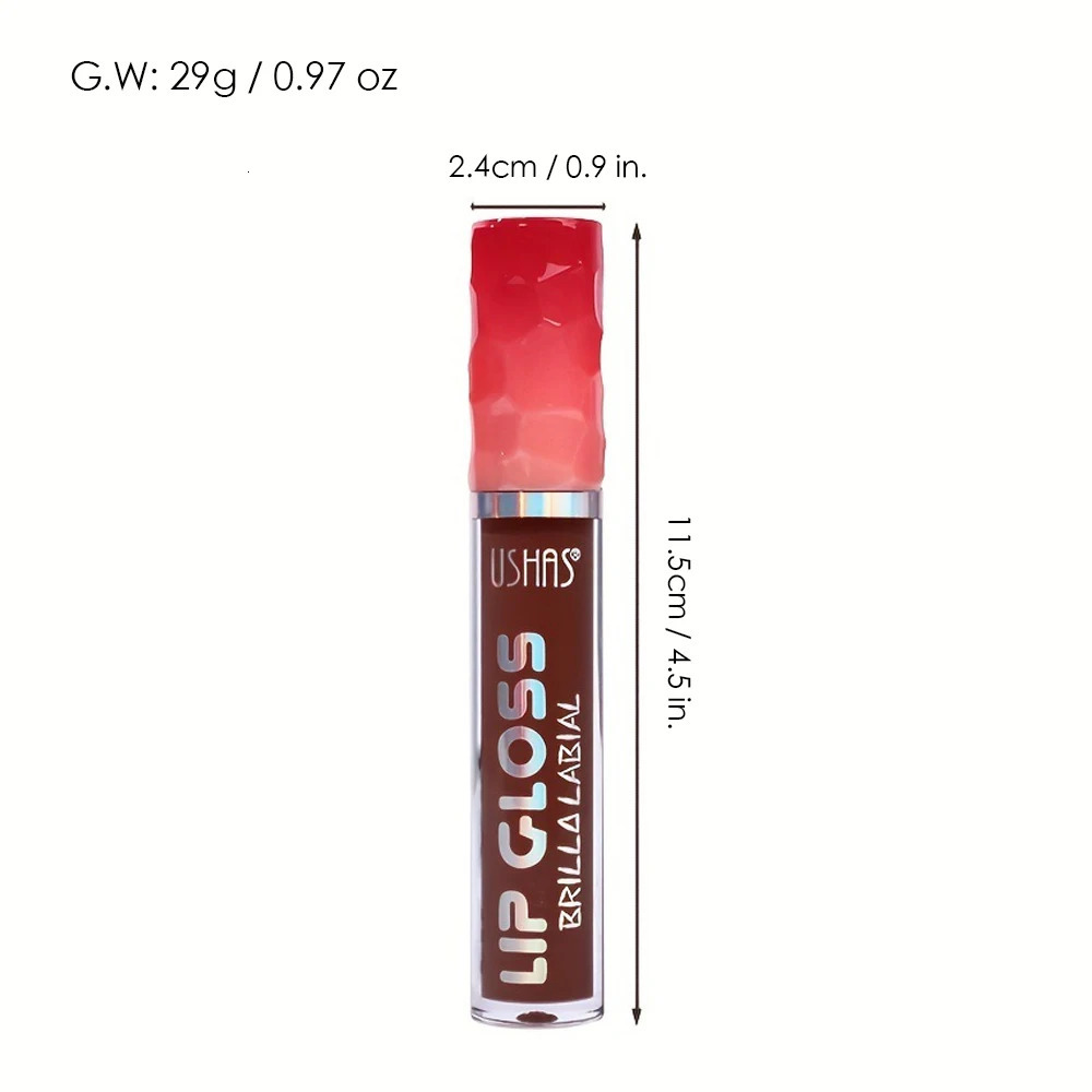 6 colors glossy nourishing moisturizing lip glaze lip gloss matte non-fading liquid lipstick 250717