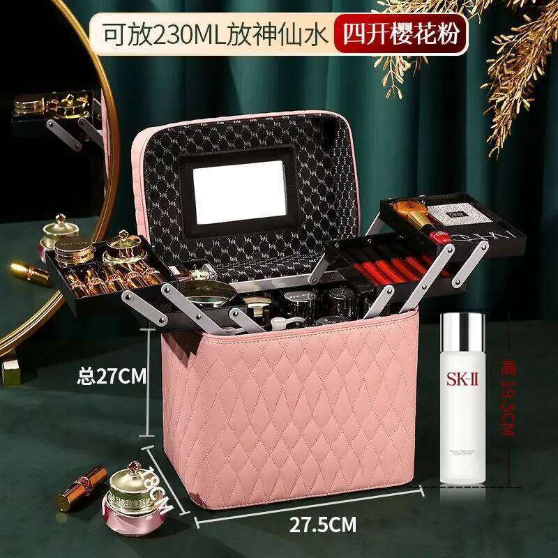 Bag Portable Multifunctional Organizer Box Out Handheld Cosmetic Case