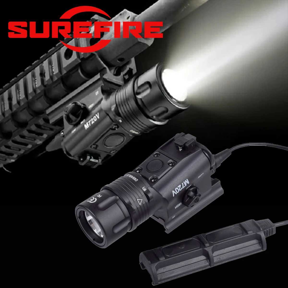 Super Weapon Light M720V M951 M952V M952V-IR M600 Airsoft Rif AR15 20mm Rail Mounted Hunting Flashlight Scout TorchXJ250718