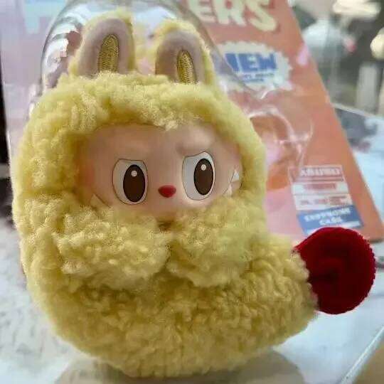 Labubu Tempura Shrimp Earphone Bag Plush Toy Pendant Gift