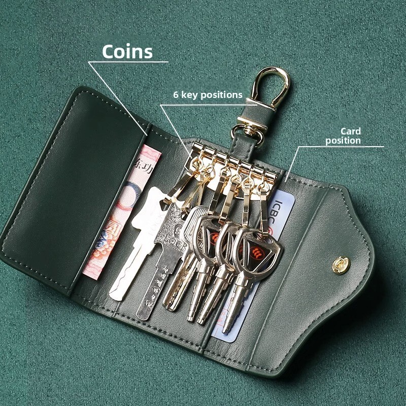 Case Protective Cover Card Holder Two-in-One for Men and Women Compact 2023 New Mini Storage Key Bag ddmythur