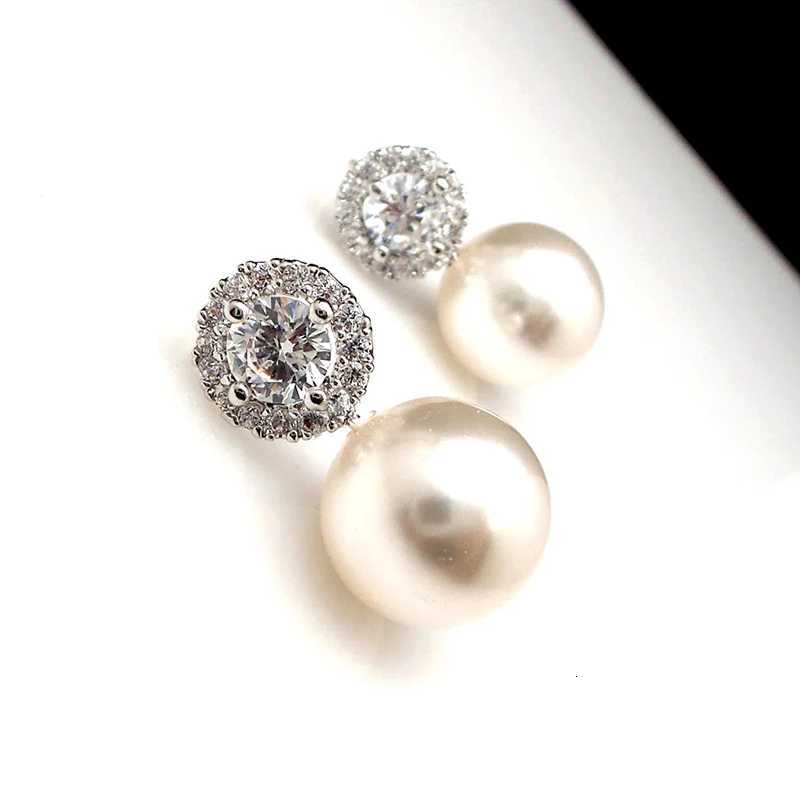Huitan Delicate Imitation Pearl Earrings Bride Wedding Accessories Temperament Elegant Earrings New Trendy Women Jewelry XJ250718