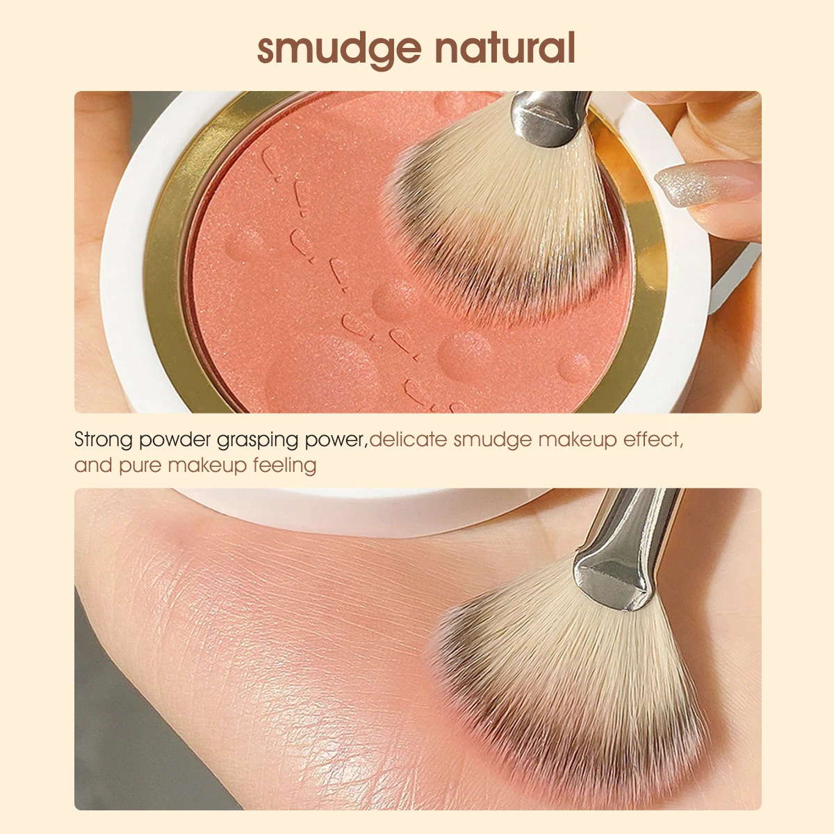 IMAGIC 1Pc Highlighting Blush Brush Black Single Makeup Soft Professional High Quality Multifunction Cosmetic Beauty Tool 250714