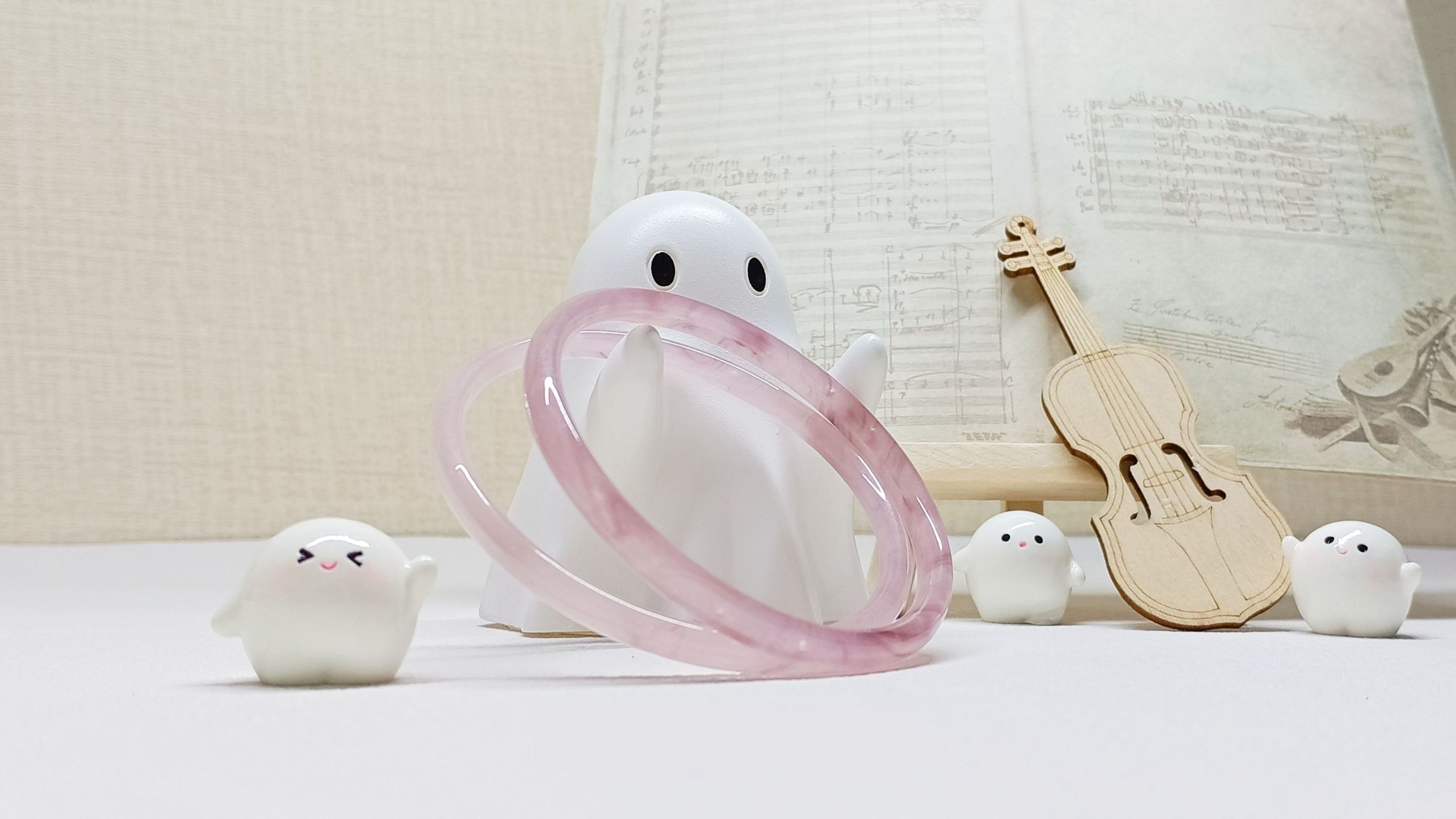 Xiling Original Design "Jingling Bells, Luo Shen" Glazed Glass Artistic Jewelry