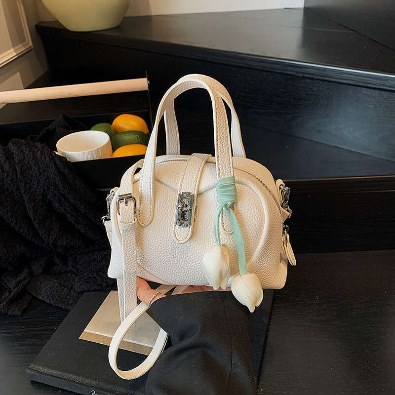 Fashion Casual Single Shoulder Korean Niche Simple Summer Trendy Textured Crossbody Bag for Women