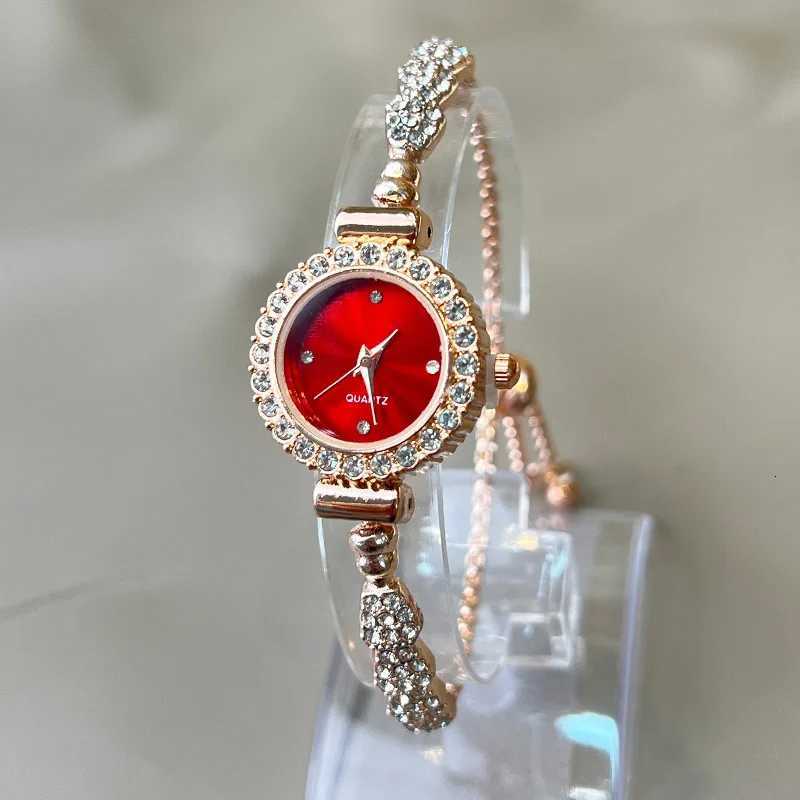 Fashion Rhinestone Wristwatch Luxury Watch Women Bracelet Vintage Casual Ladies Watches Bracelet Relojes Para Mujer Womens Watches W250718