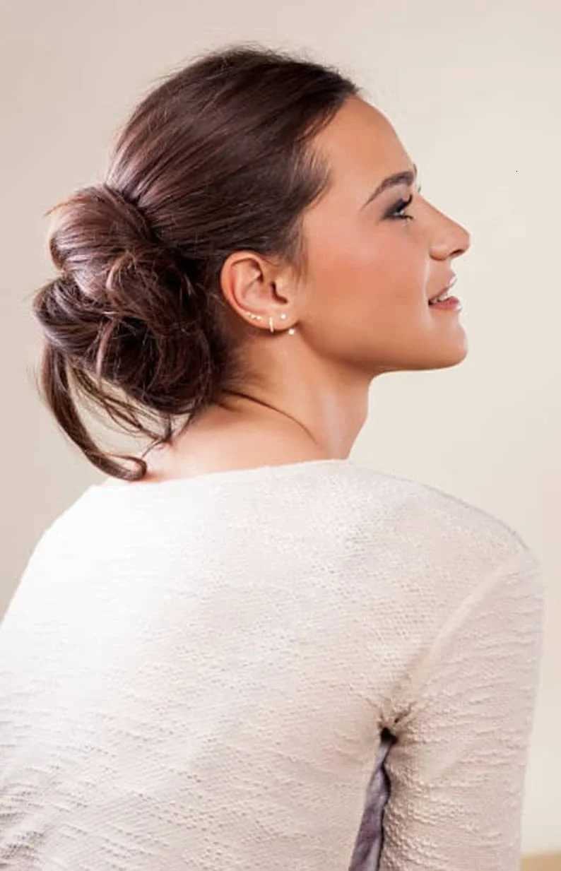 925 Silver Needle Minimalist Earrings Set Hoop Ear Climber for Multiple Piercings Dainty Everyday Ear Stack Gifts for Women Girls XJ250718