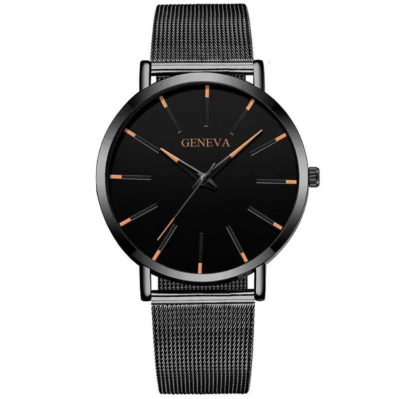 Minimalist Mens Fashion Ultra Thin Watches Simple Men Business Stainless Steel Mesh Belt Quartz Wrist Watch Relogio Masculino W250718