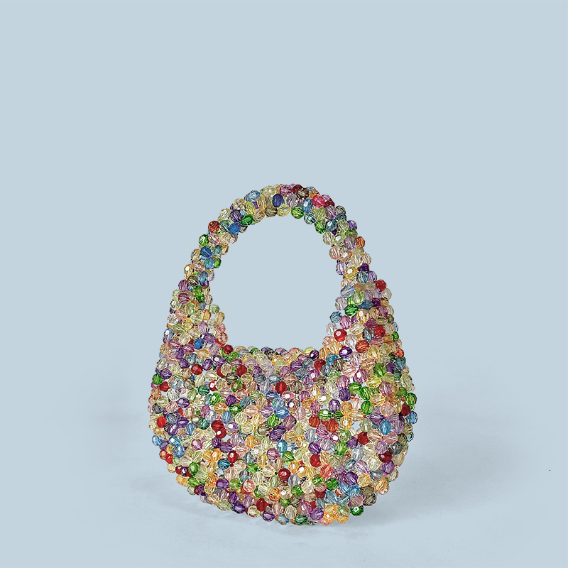 Free Shipping Designer Bags for Women Luxury Mini Bag Hand-beaded Hand-held Banquet Bag