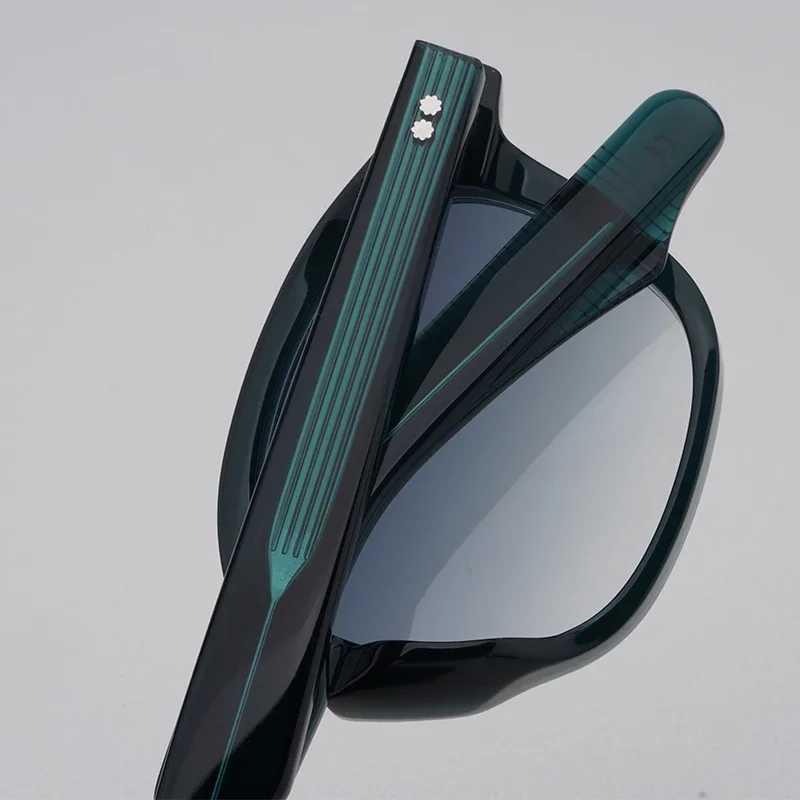 Luxury Brand Fashion Zephirin Sunglasses Men Top Quality Round Acetate Outdoor UV400 Protection Women Sunglasses W250718