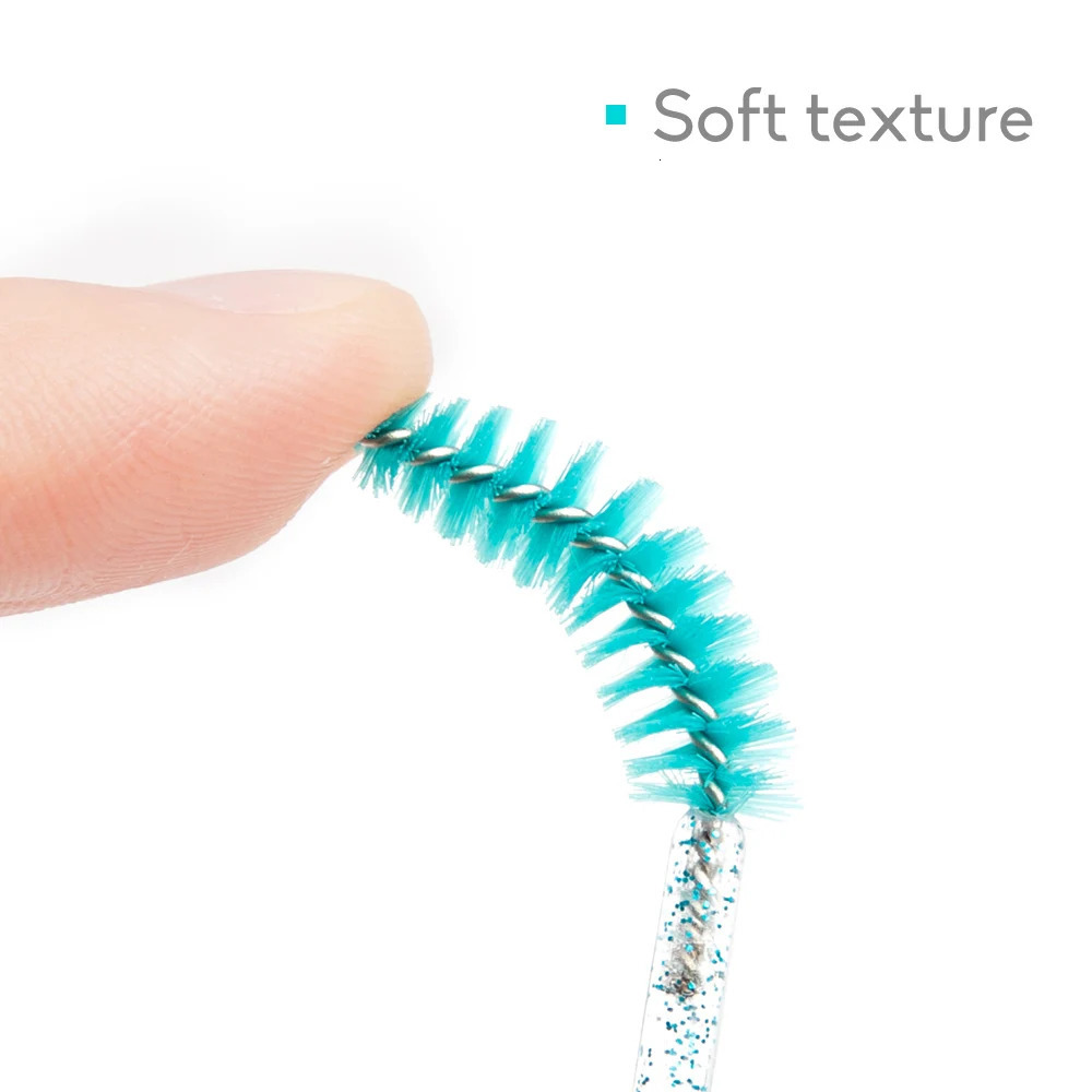 10020 Disposable Mascara Wands Applicator Eyelash Brush Spoolies for Eye Lash Eyebrow and Makeup Crystal Cosmetic 250714