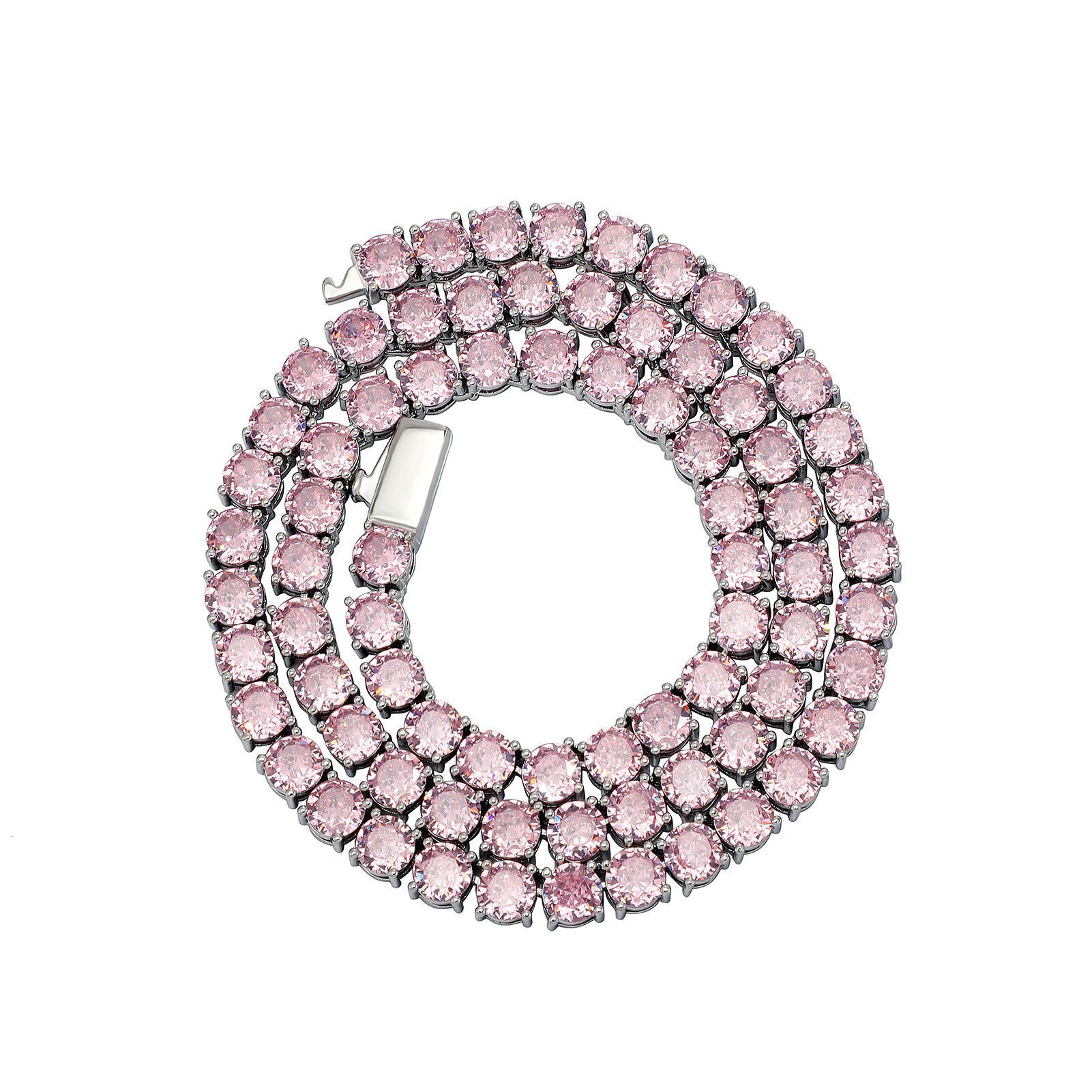 Iced out Tennis Chain Luxury VVS Moissanite Single Row Necklace Bracelet Hip Hop Bling Bling Full Diamond Jewelry GRA Certified