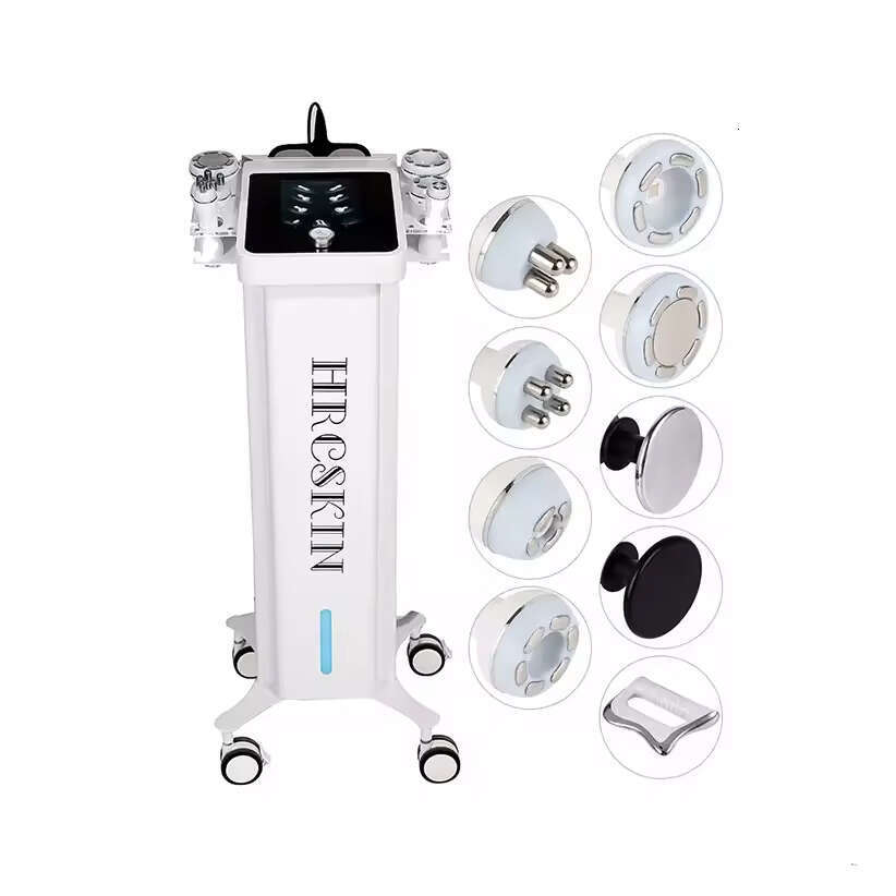 Vertical 40Khz Vacuum Cavitation Fat Dissolving Body Shape RF CET RET RF Massage Skin Rejuvenation 9 Handles Lipolysis Body Slimming Equipment