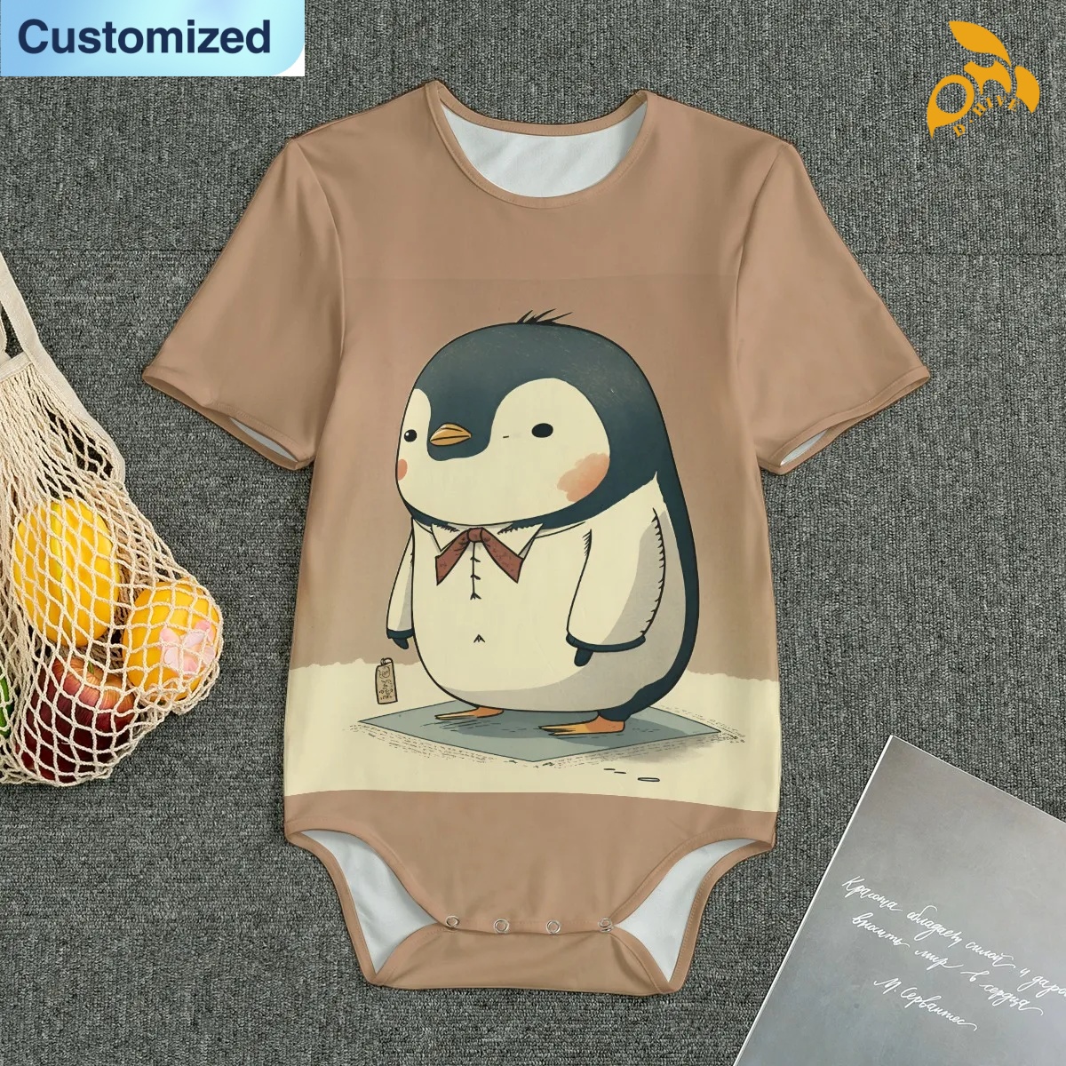 free shipping designer of customized fashionable full-body printed men's tight-fitting jumpsuits with exquisite patterns from US