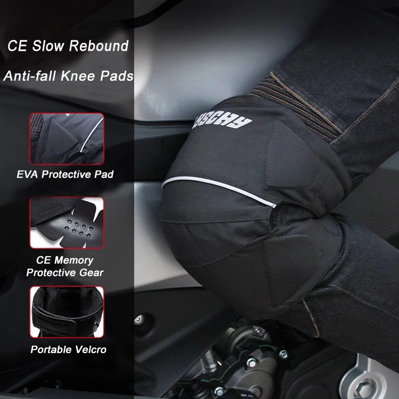 LYSCHY Motorcycle Knee Pads Summer Breathable Protective Motocross Kneepad Night Reflective Motorbike Racing Guards Protection 250708