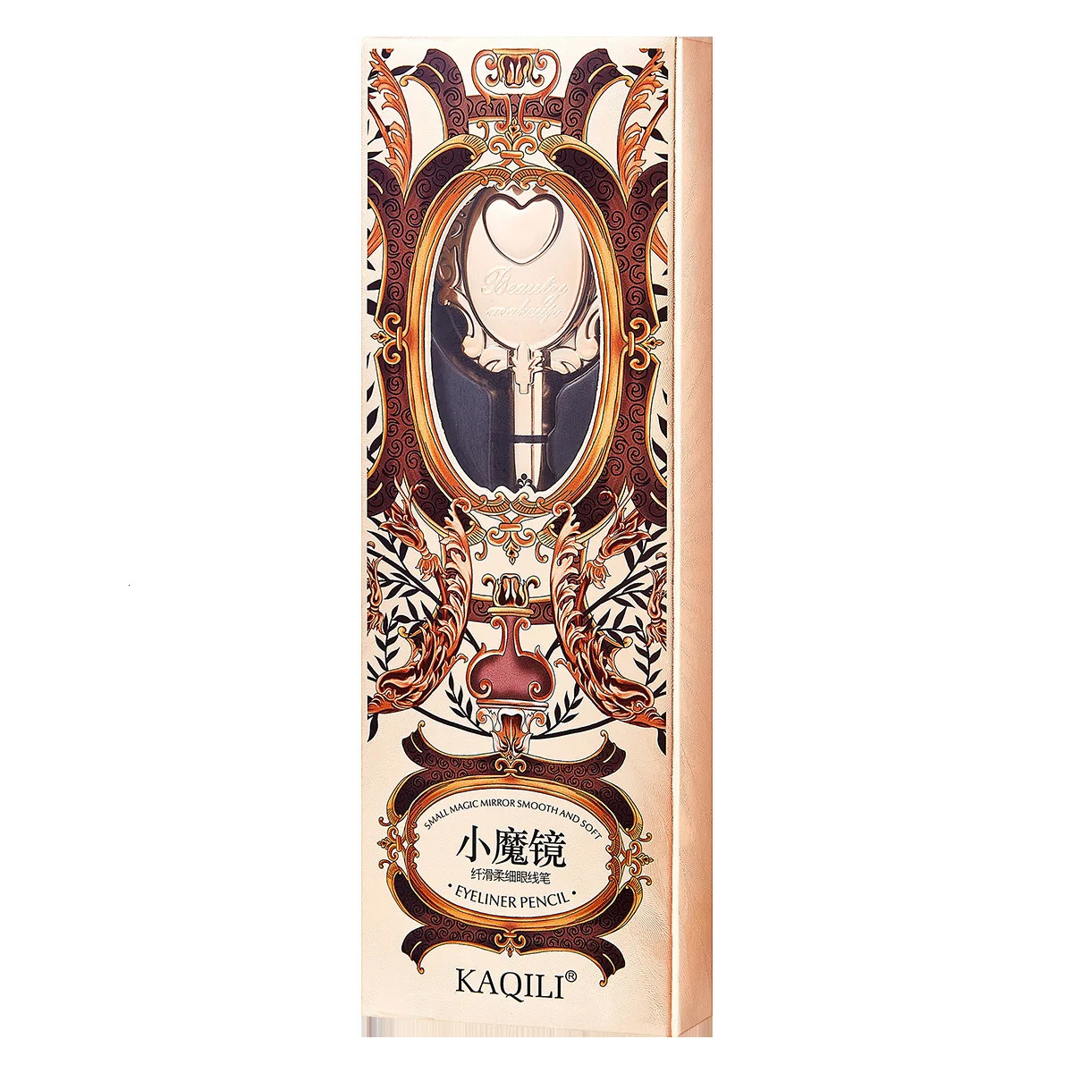 Soft Fine Eyeliner Pencil with Mirror Quick Dry Long Lasting Black Waterproof Korean Makeup Eyeliner 250716