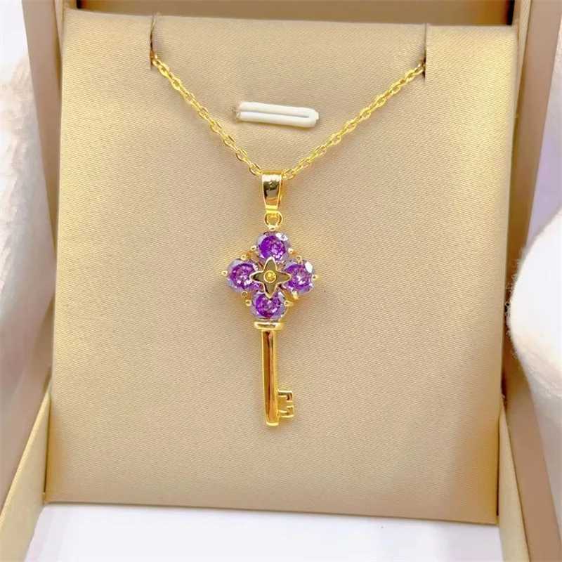 ic Charm Irregular Key Necklace Fashion Vintage Cute Shaped Party Favor Stainless Steel Delicate Clavicle Chain W250718