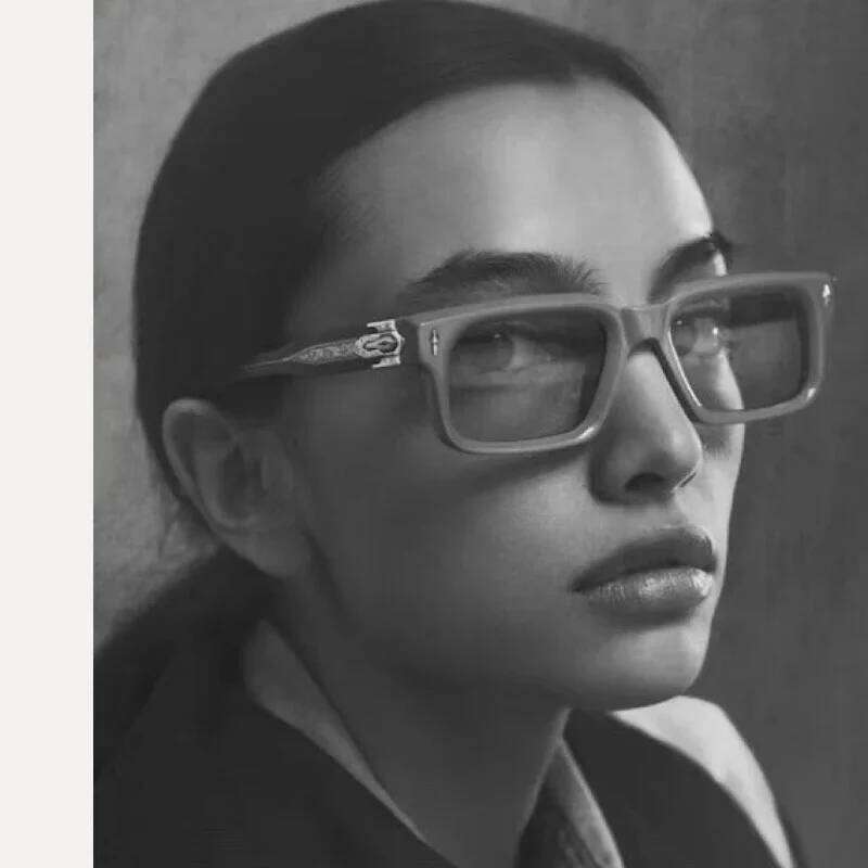 High Quality Square Acetate Sunglasses Frame Men Vintage Brand Design Driving Traveling Shades Eyewear Glasses