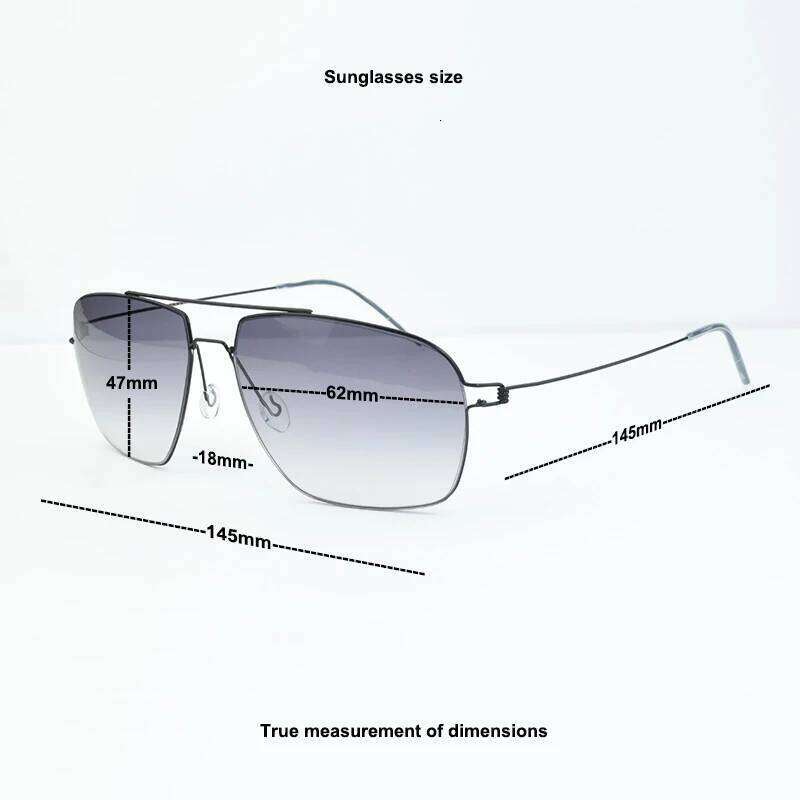 Titanium Retro frame ultra light non polarizing square glasses UV400 men's sunglasses 2025 women's outdoor sports