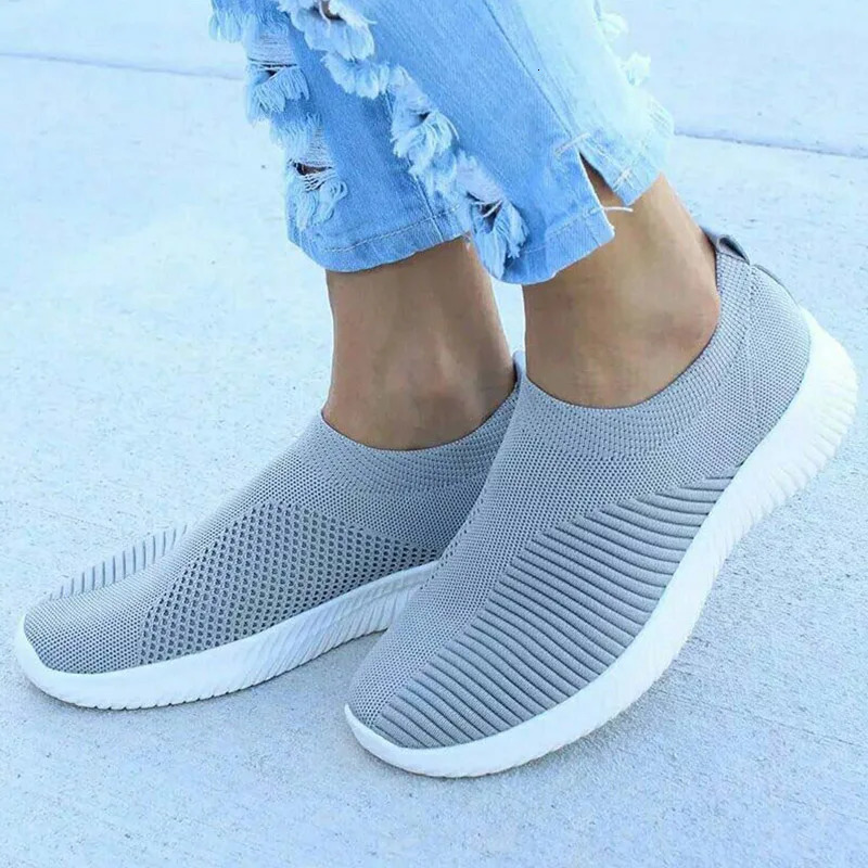 Womens Sneaker Slip On Women Sneakers Breather White Shoes Women Casual Sneaker Sports Shoes Comfortable Vulcanize Shoes Female 250717