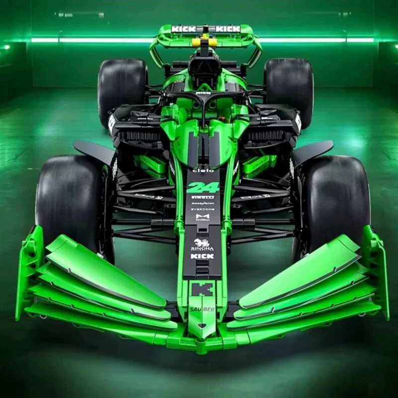 Technical KICK SAUBER F1 C44 Sports Model Car Set 1 8 Racing Car Kits Model 2553PCS Building Blocks Car Lovers Muscle Car Fans R250718