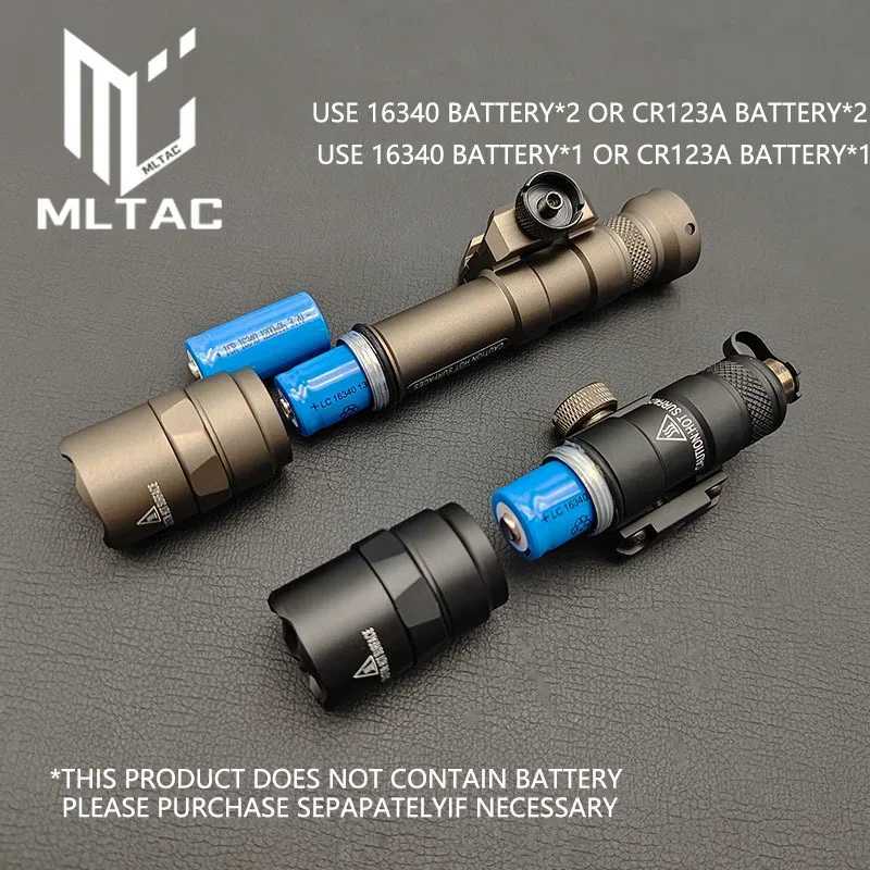 Tactical SF M300B M600B Flashlight Airsoft Scout Light With Switch Protect Card Slot Red Pure Switch For MLOK 20MM Rail XJ250718
