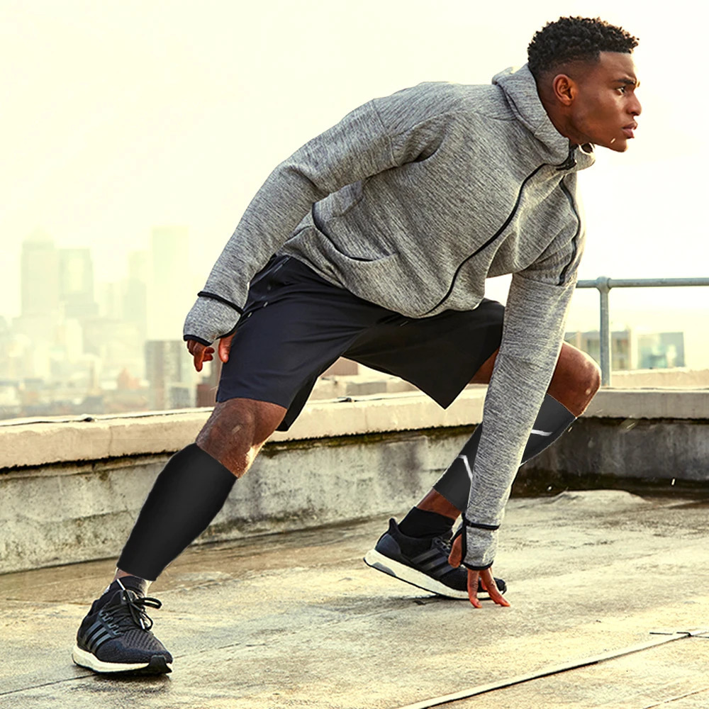 1PC Calf Compression Sleeves for Men Women - Leg Compression Sleeve - Footless Compression Socks for Shin Splint Varicose Vein 250715