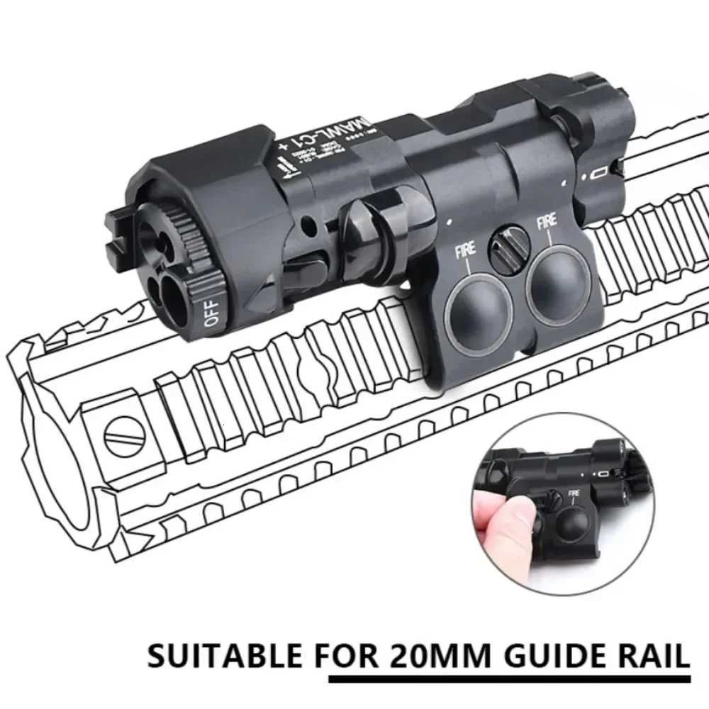 Tactical MAWL C1 Weapon Scout Light Combo Red Green Dot Sight D Flashlight Nylon Version for AR15 M4 Airsoft Rif 1913 XJ250718