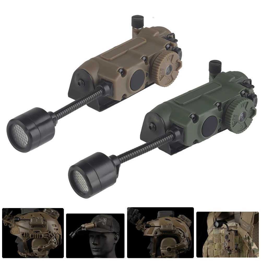 Sidewinder Helmet Lamp Tactical Strobe Light Red/Green/Blue/White/IR IFF Light Hunting Fishing Auxiliary D Flashlight XJ250718