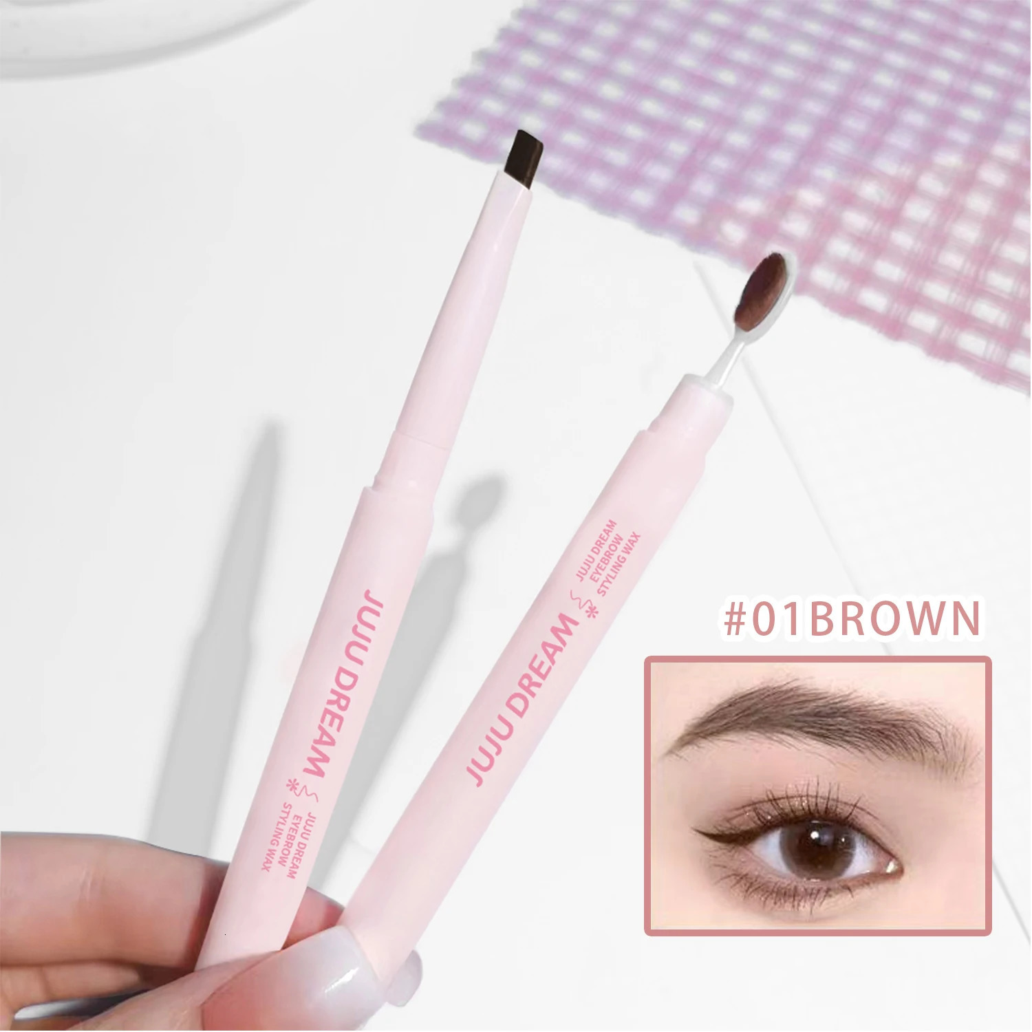 Wild eyebrow styling wax Clear eyebrow wax Natural shaping waterproof quick-drying and long-lasting eyebrow styling 250712
