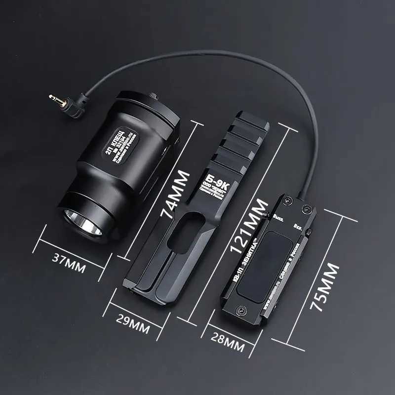 Zenitco K-2P Tactical Metal Gen 2 Ksah 2P Ak-Sd Weapon Light Fit 20mm Rail With Switch Strobe Hunting D Powerful FlashlightXJ250718