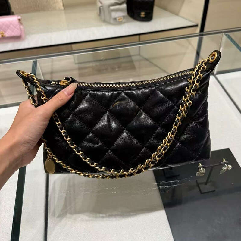 25S Designer Shoulder Bags Gold Coin Chain Hobo Bag Fashion Luxury Leather Ladies Banquet Handbags Totes
