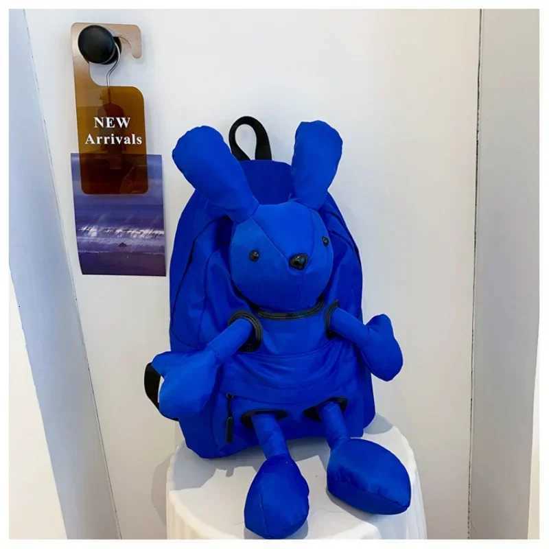 Female Backpack Cartoon Cute Rabbit Backpack 2025 New Large Capacity Action Figure Lightweight Student School Bag Girl Travel Bag y250718