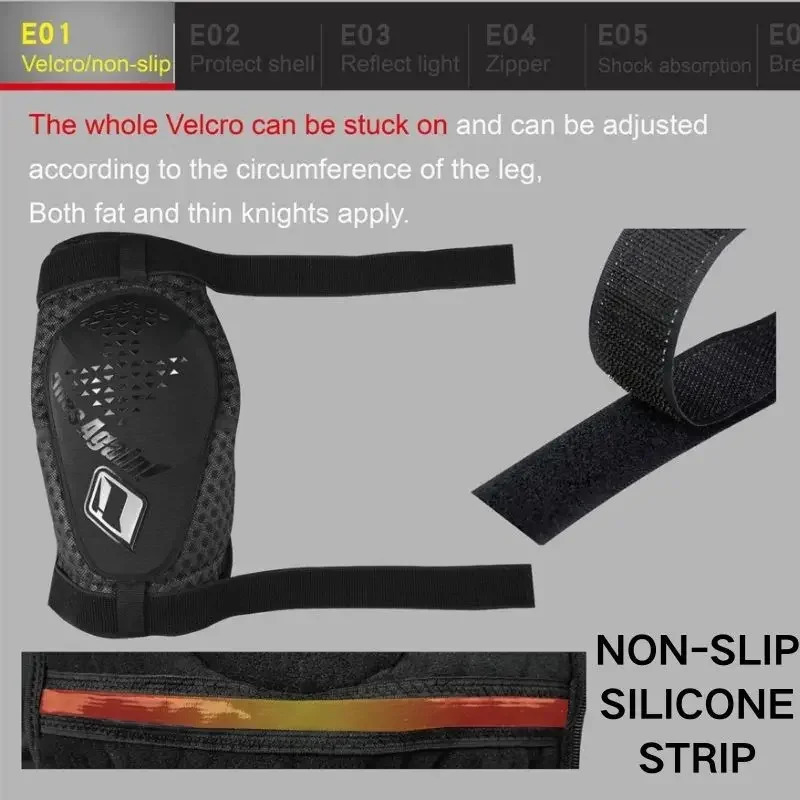 Summer Breathable Motocross Knee Pads Protective 3D Mesh Motorcyclist Mtb Dirt Bike Motorcycle Guards Protectors 250708