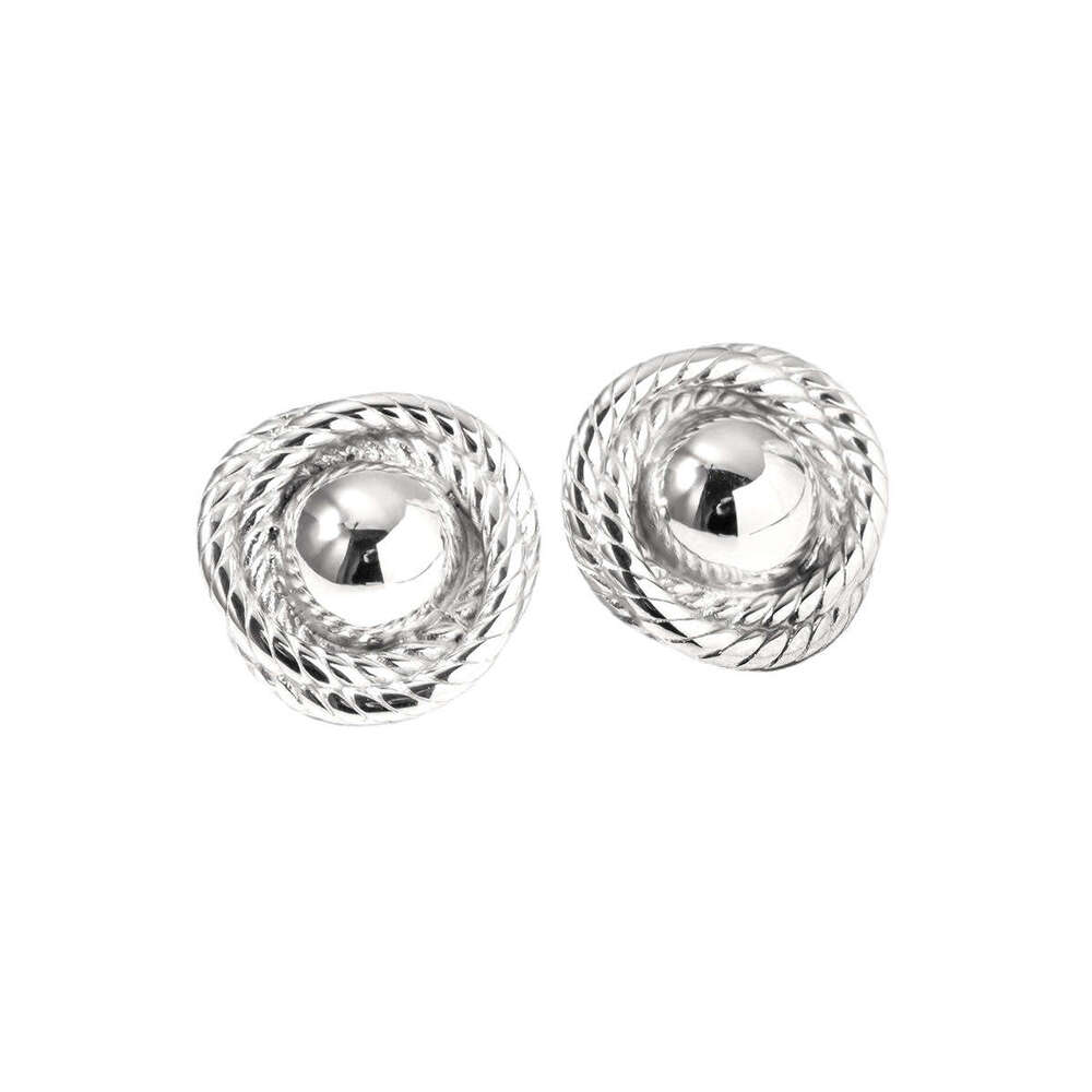 E12645 Fashionable Elegant Niche INS Style Simple and Unique Chic Design Metal Stud Earrings