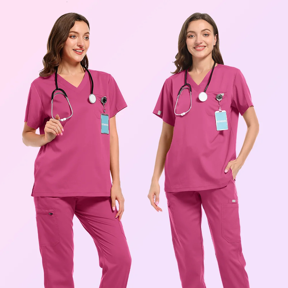 Factory Wholesale Uniform Woman Top With Skirt Scrubs s Big Sizes Clinical Stitch Unisex 250715