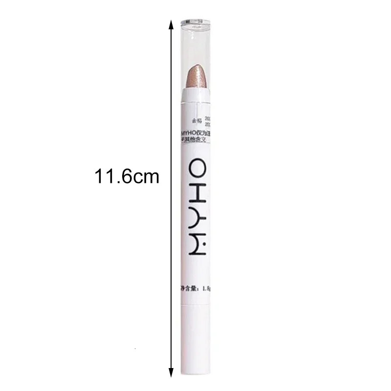 Pearly Matte Eyeshadow Stick White Eyeliner Shimmer Silver Highlighter Lying Silkworm Pen Monochrome Brightening Eye Shadow Pen 250717