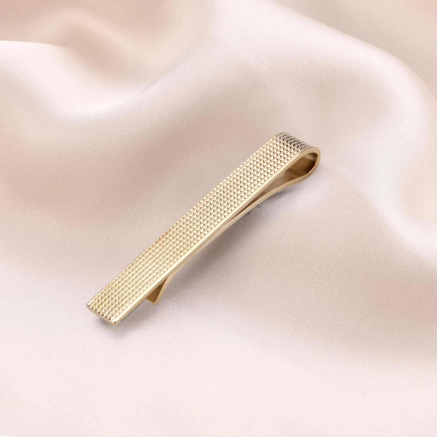 Simple Tie Clip Set Pin 55cm Wed Mens Minimalist Clips And Cufflinks Necktie Metal Pins Groomsmen Gifts With Box 250715