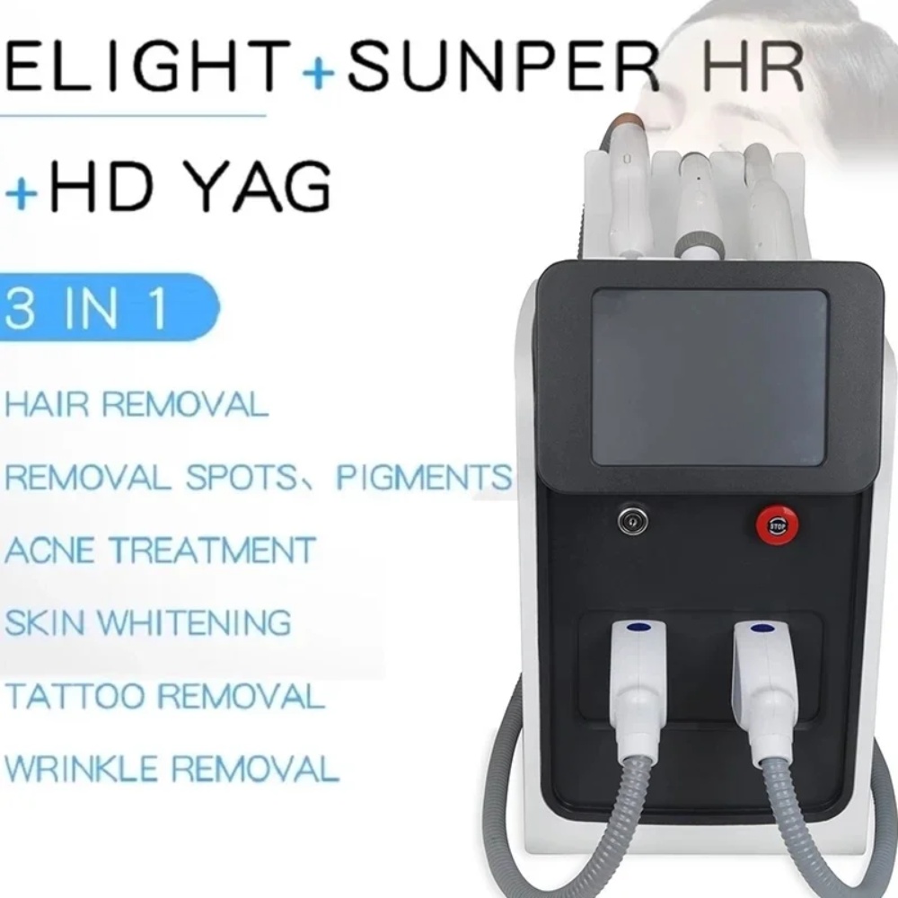 OPT3-in-1 hair removal machine multifunctional IPL hair removal pigment removal facial blood vessels removal wrinkles freckles