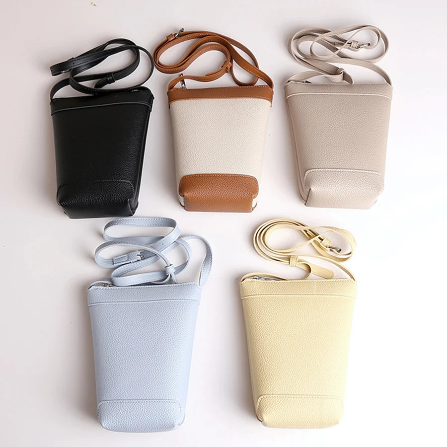 Fashion Women Zip Crossbody Bag Soft PU Leather Mobile Phone Purse Bags Solid Flap Messenger Bag Small Female Shoulder Handbags 250717