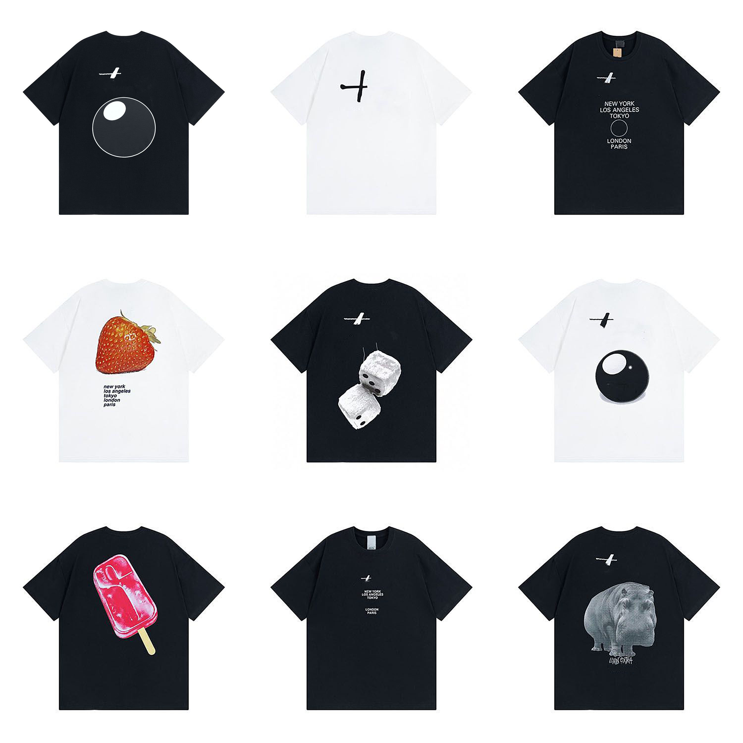 Mens Designer Cotton T Shirt Letter Print Graphic Tee Vintage Hip Hop Loose Sports Short Sleeve Tops Men Streewear