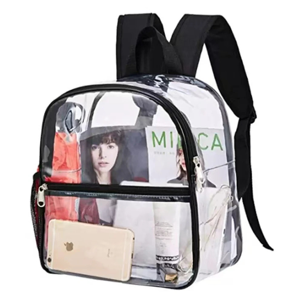Clear Backpack Transparent PVC Waterproof School Bag Beach Cell Phone bag for Travel School Storage Waist Bag 250714