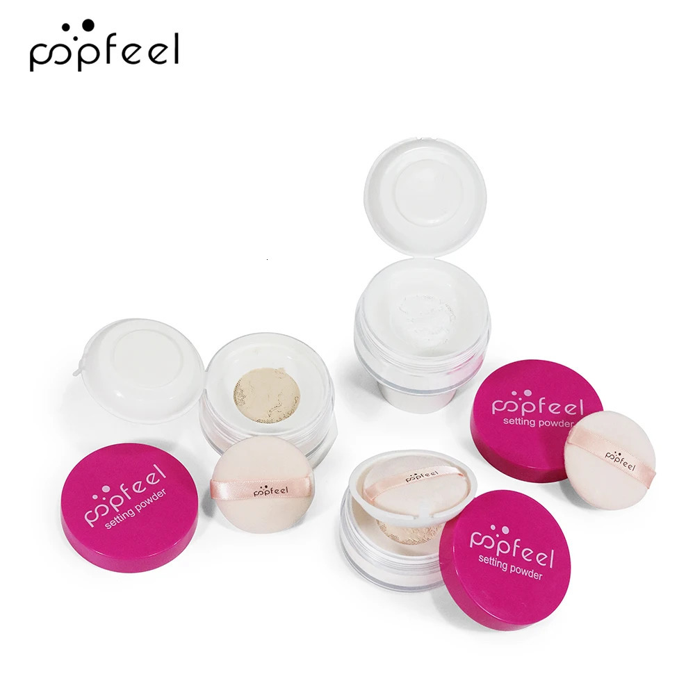 POPFEEL Setting Powder Loose Powder Lightweight Creates Soft Focus Effect Long-Lasting 250716